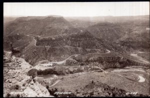 Arizona Aerial View of Highway 60, L.L. Cook Co. - RPPC - EKC 1939-1950