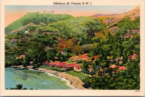 Postcard West Indies - St. Vincent - Edinboro