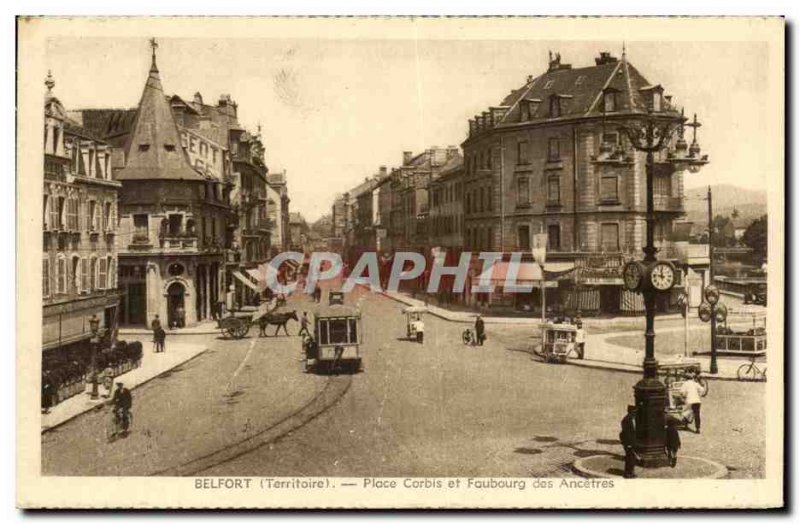 Postcard Old Place Corbis Belfort and Faubourg des Ancetres