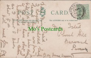 Genealogy Postcard - Isted, Church Hill, Burwash, Sussex GL344