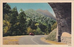 Looking Out From One Of The Of The Tunnels on Highway Through The Great Smork...