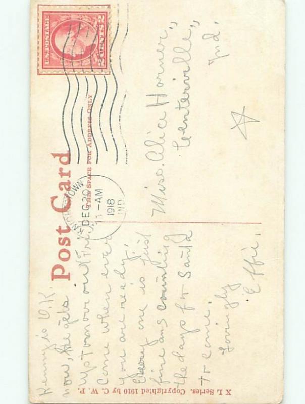 Divided-Back PRETTY WOMAN Risque Interest Postcard AA8149