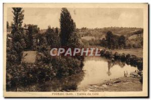 Postcard Old Figeac Vallee Du Cele