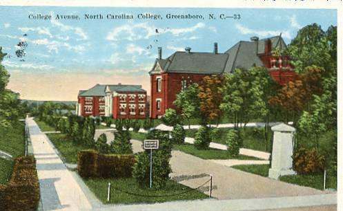 NC - Greensboro, College Avenue, North Carolina College