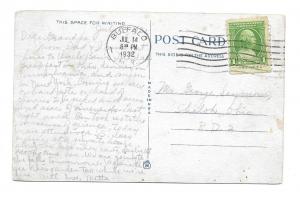Buffalo, New York local use 1932 Post Card, Delaware Park Rose Garden, Scott 705