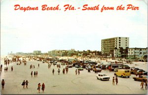 USA Daytona Beach Florida South From The Pier Chrome Postcard 09.72