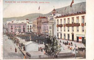 SANTA CRUZ SPAIN PLAZA DE LA CONSTITUCION POSTCARD 1900s