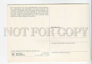 199517 GERMANY Hammer throw old postcard