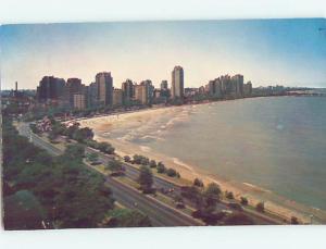 Unused Pre-1980 PANORAMIC VIEW Chicago Illinois IL hp3327