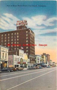 AR, Fort Smith, Arkansas, Main Street, Colourpicture No K5511