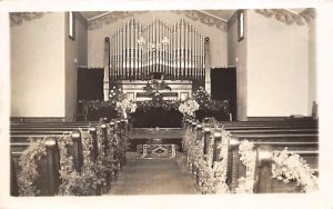 Interior of the church Real photo Music Related Unused 