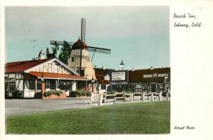 1950s Solvang California Danish Inn Actual Photo RPPC Postcard 26-197