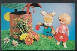Children Postcard - Childs Toys - Dolls Fairy Tale Scene - Jack and Jill   T4816 