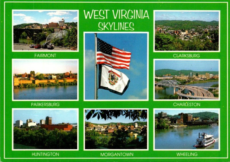 West Virginia Skylines Multi View Wheeling Parkersburg Morgantown and More