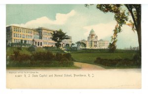 RI - Providence. Rhode Island Normal School & Capitol  ca 1905