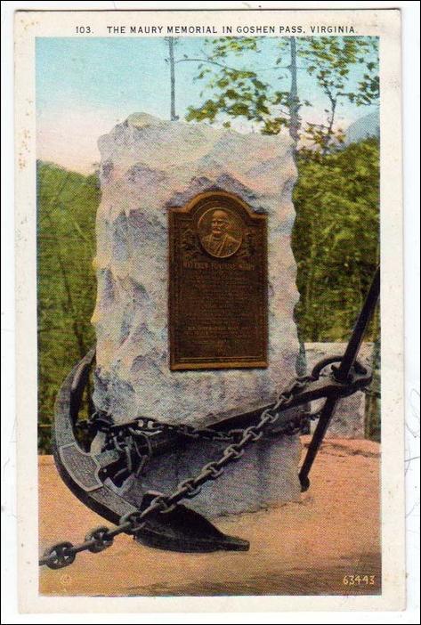 Maury Memorial, Goshen Pass, VA