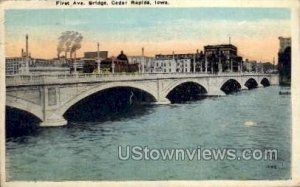 First Ave. Bridge - Cedar Rapids, Iowa IA