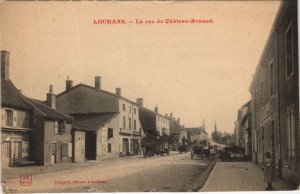 CPA LOUHANS - La rue de Chateau-Renaud (121804)