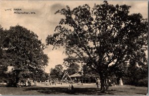 Milwaukee, WI Lake Park 1909 Wisconsin Antique Postcard Vintage KG2