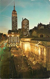 United States New York City Public Library Fifth Avenue 1976