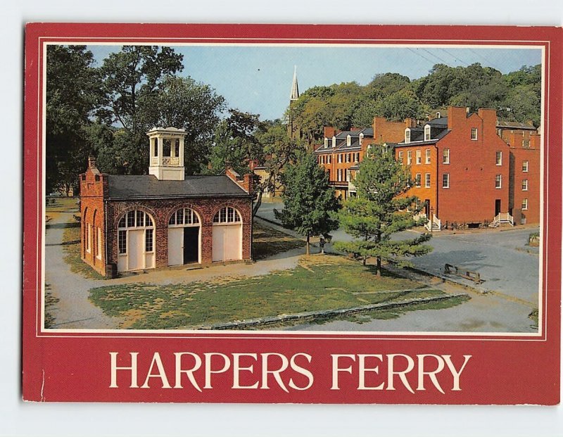 Postcard John Brown Fort, Harpers Ferry, West Virginia