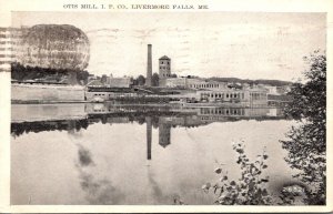 Maine Livermore Falls The Otis Mill 1932