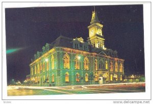 City Hall - Illuminated, Victoria, British Columbia, Canada, 1940-1960s