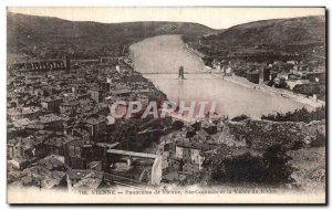 Old Postcard Vienna Panorama Vienna Ste Colombe and the Rhone Valley