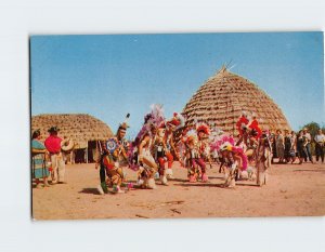 Postcard American Indian Dancers, Indian City, U.S.A., Anadarko, Oklahoma