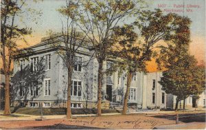 Lot 93 public library Manitowoc  Wisconsin usa