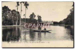 Old Postcard Rambouillet The decision of Miss Rocks Park view