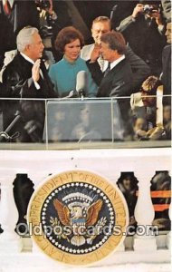 Jimmy Carter Being Sworn In Carter Inauguration, Jan 20, 1977 Unused 