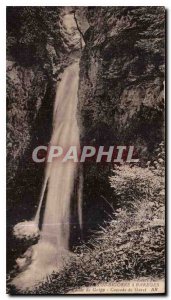 Postcard Old Bigorre Bareges Vallee Gripp Cascade Garet