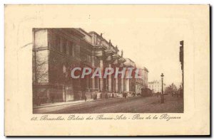 Old Postcard Palais Des Beaux Arts Brussels Rue De La Regence