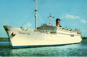 Postcard  View of  S/S Bahama Star Cruise Shio to Bahamas.    N6