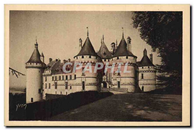 Postcard Old La Douce France Chateaux of the Loire Chateau de Chaumont sur Loire