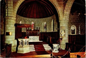 CONTINENTAL SIZE POSTCARD CRATHIE CHURCH BALMORAL ABERDEENSHIRE SCOTLAND U.K.