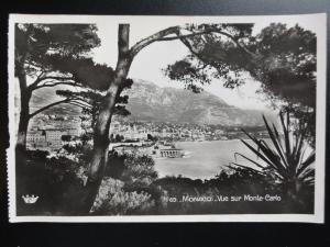 MONACO: Vue Sur Monto Carlo No.69 c1930's RP Postcard