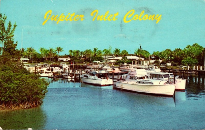 Florida Jupiter Marina At Jupiter Inlet Colony 1972