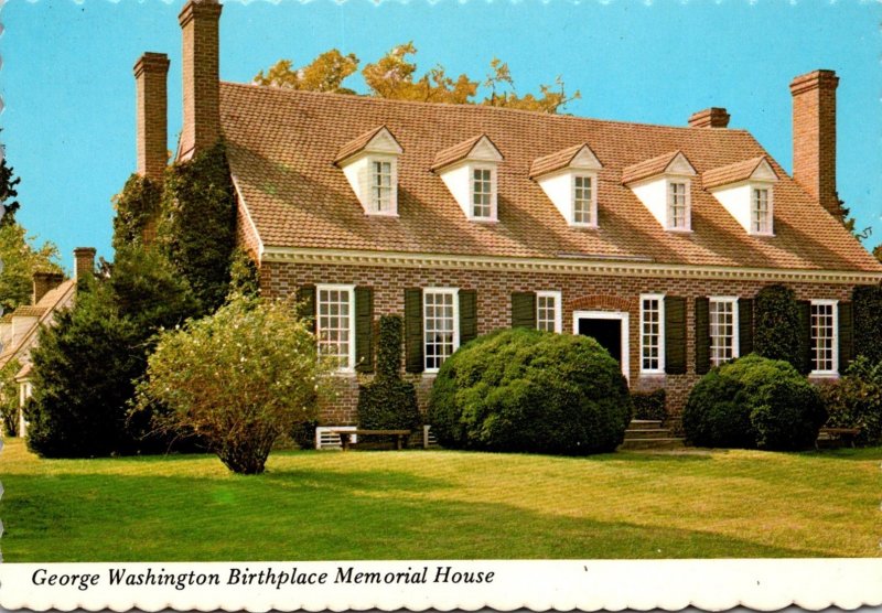 Virginia Wakefield Memorial House George Washington Birthplace