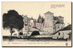 Old Postcard Saumur M and L Le Chateau Feodal My southwest hist