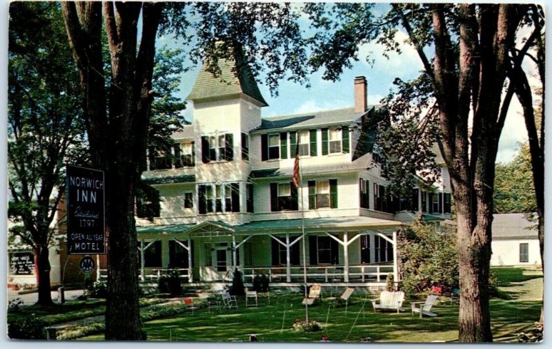 Postcard - Norwich Inn And Motel - Norwich, Vermont