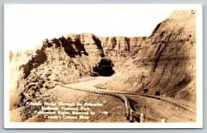 RPPC  Badlands National Park  South Dakota   Photo Postcard   c1930