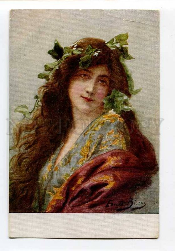 3043149 FAIRY Lady w/ Long Hair by BISSON vintage