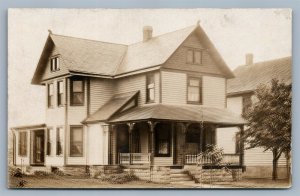 WYOMING PA McKEEHAM HOME ANTIQUE REAL PHOTO POSTCARD RPPC