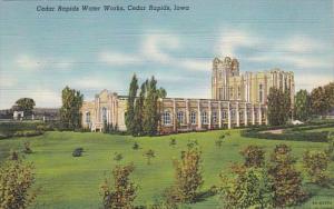 Iowa Cedar Rapids Water Works Curteich