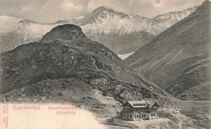 Kaprunerthal Moserbodenhotel Höhenburg Austria RPPC Postcard Stengel