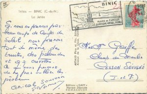 CPA BINIC La Jetee (1165411)