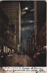 5th Avenue Pittsburgh Pennsylvania Vintage Postcard C123