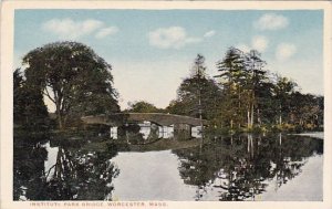 Massachusetts Worcester Institute Park Bridge
